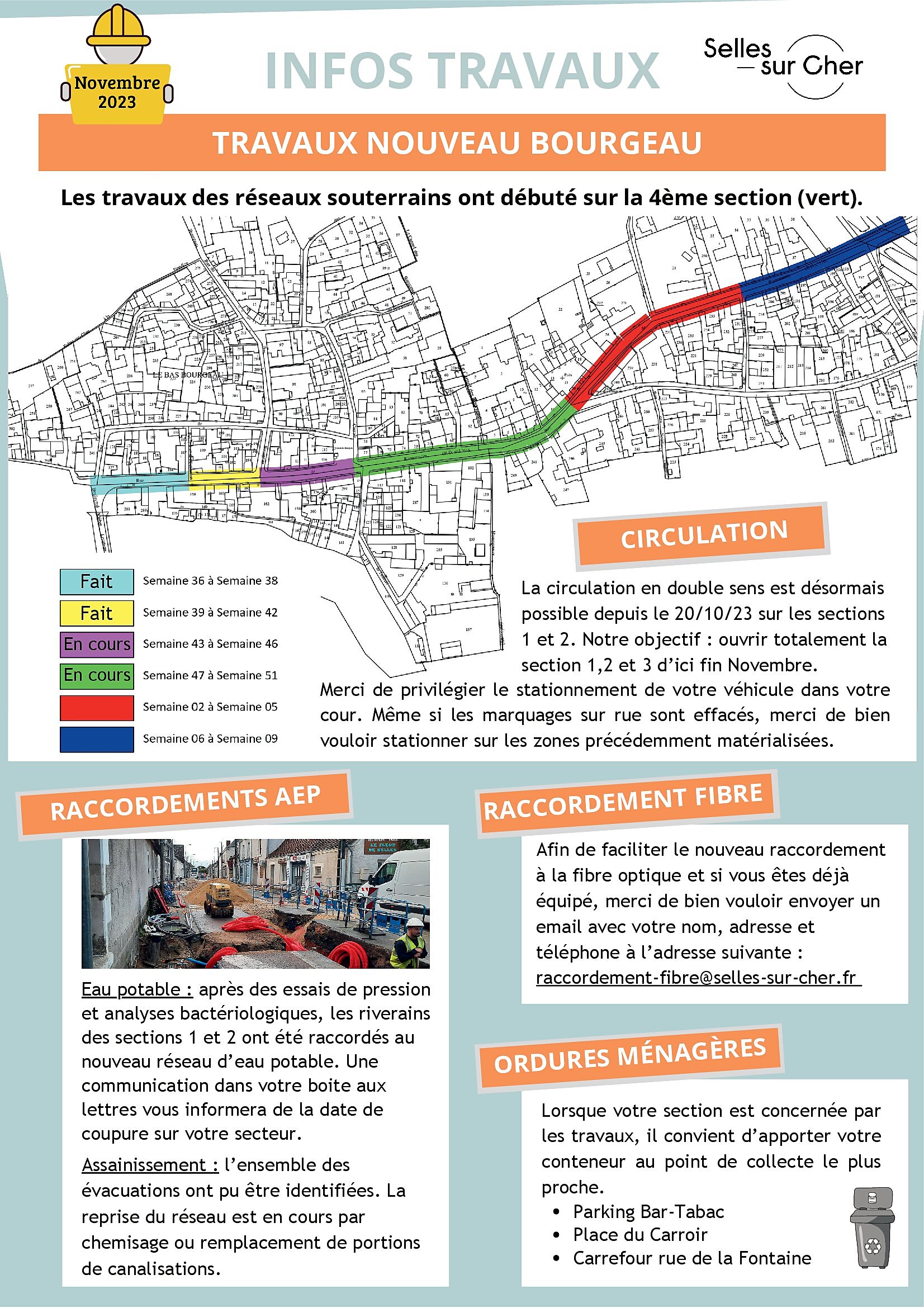 Info Travaux Bourgeau n°2