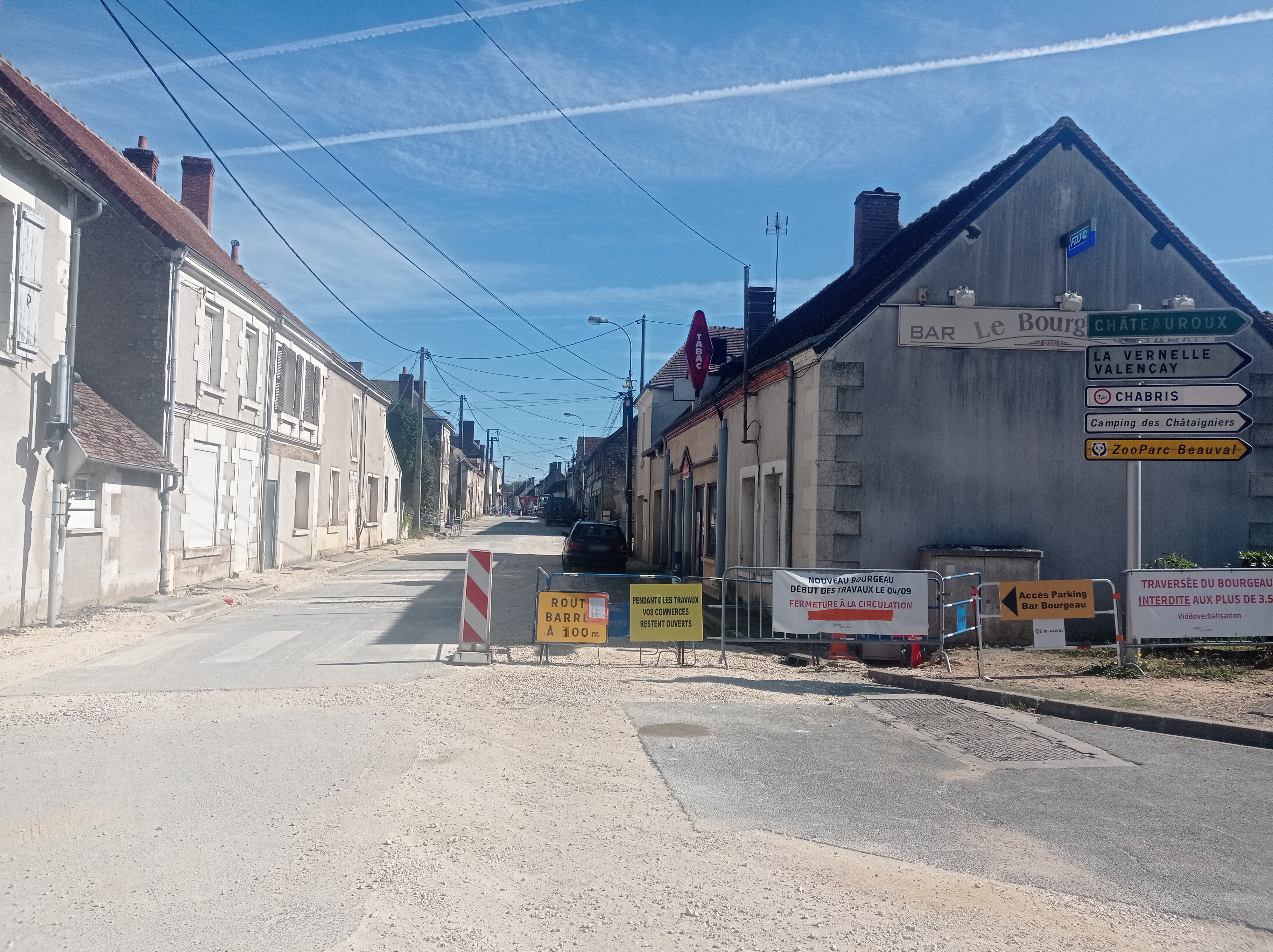 Ouverture parking du Bourgeau