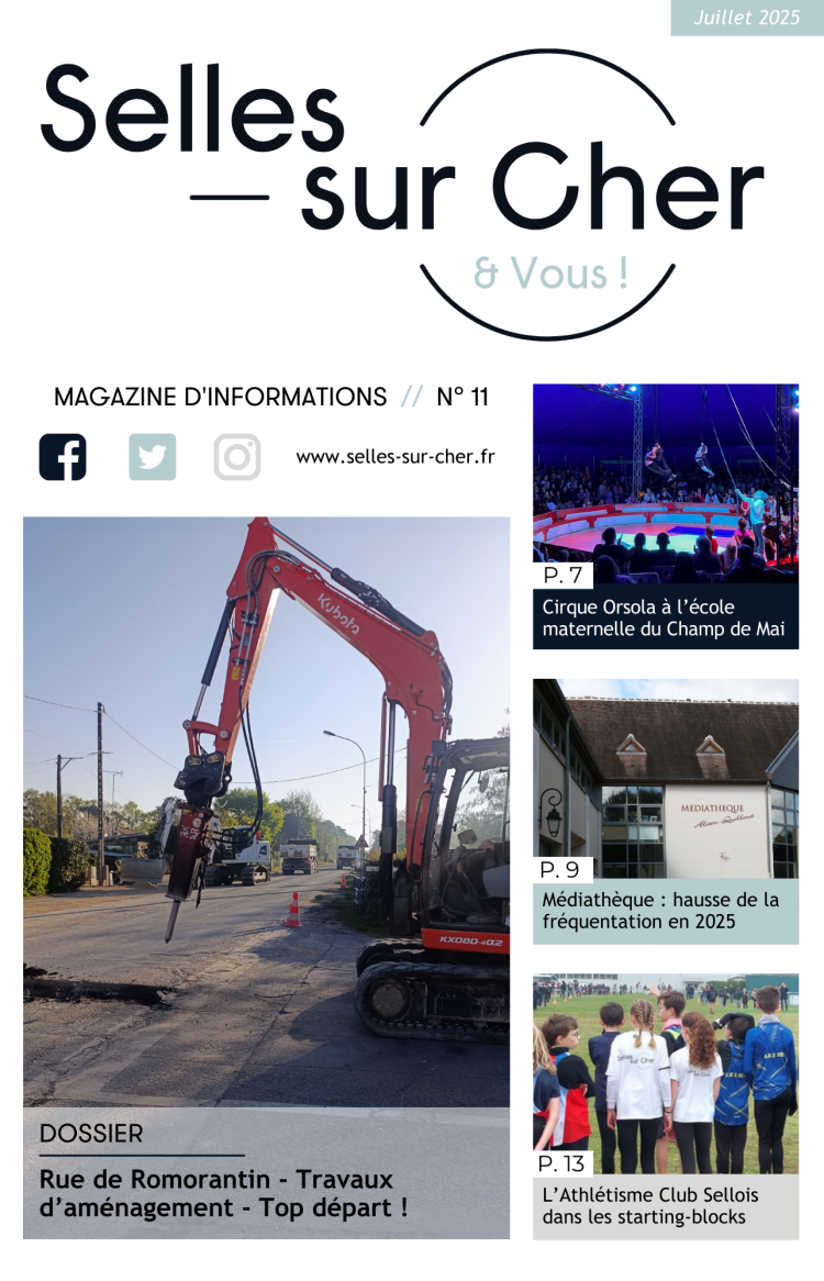 Selles-sur-Cher & Vous n°11 - Janvier 2025