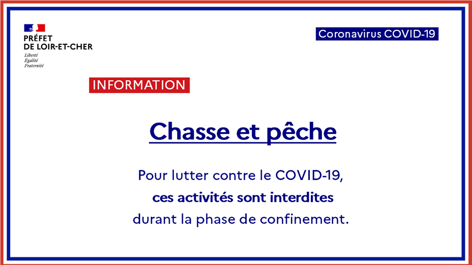 Chasse et pêche interdites