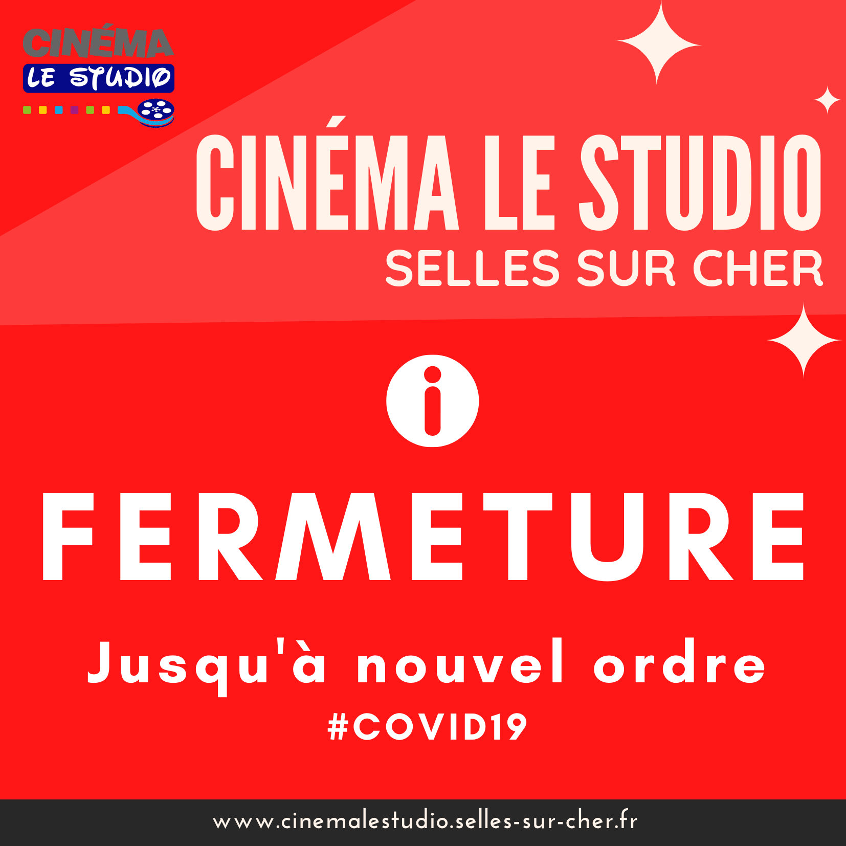 Fermeture du cinéma Le Studio