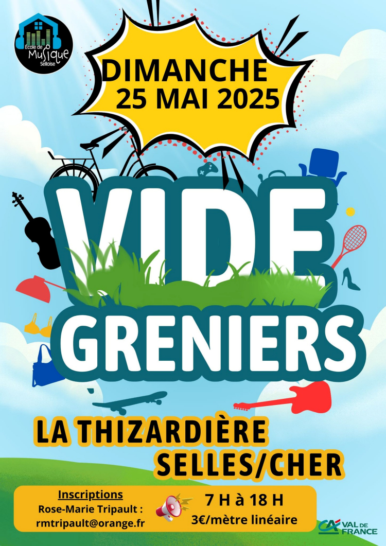 Vide-greniers - Rue de la Thizardière